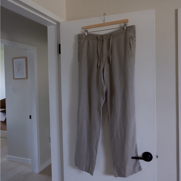 ONIA Men’s Air Linen Pants size XL - Picture 3 of 9